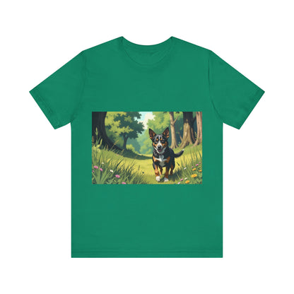 Adorable Dog comic style 1  Unisex Soft Tee| Cute Dog Lover's Shirt, Animal Graphic T-Shirt, Pet Themed Gift, Casual Wear