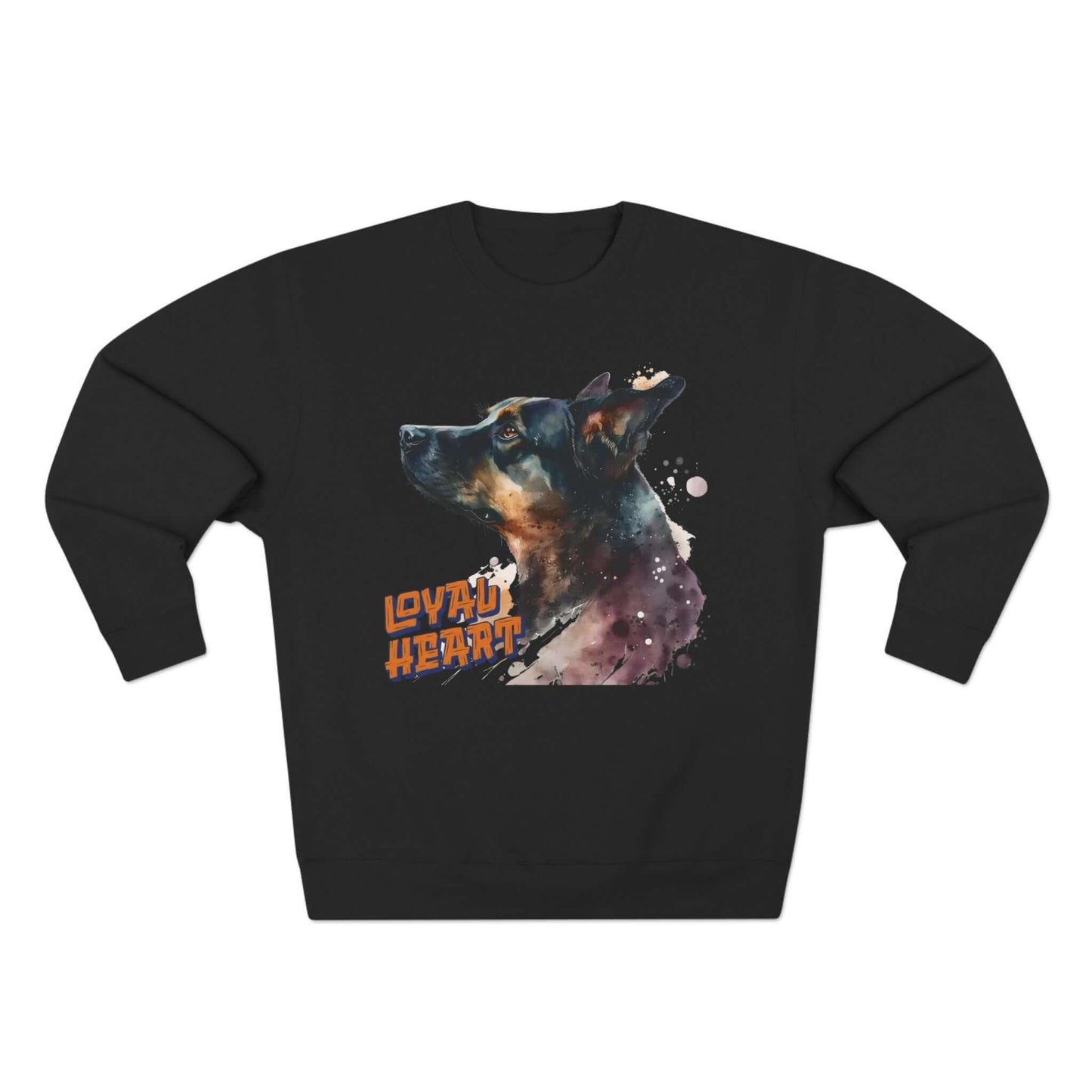 Loyal Heart Dog Lover Unisex Crewneck Sweatshirt style 1