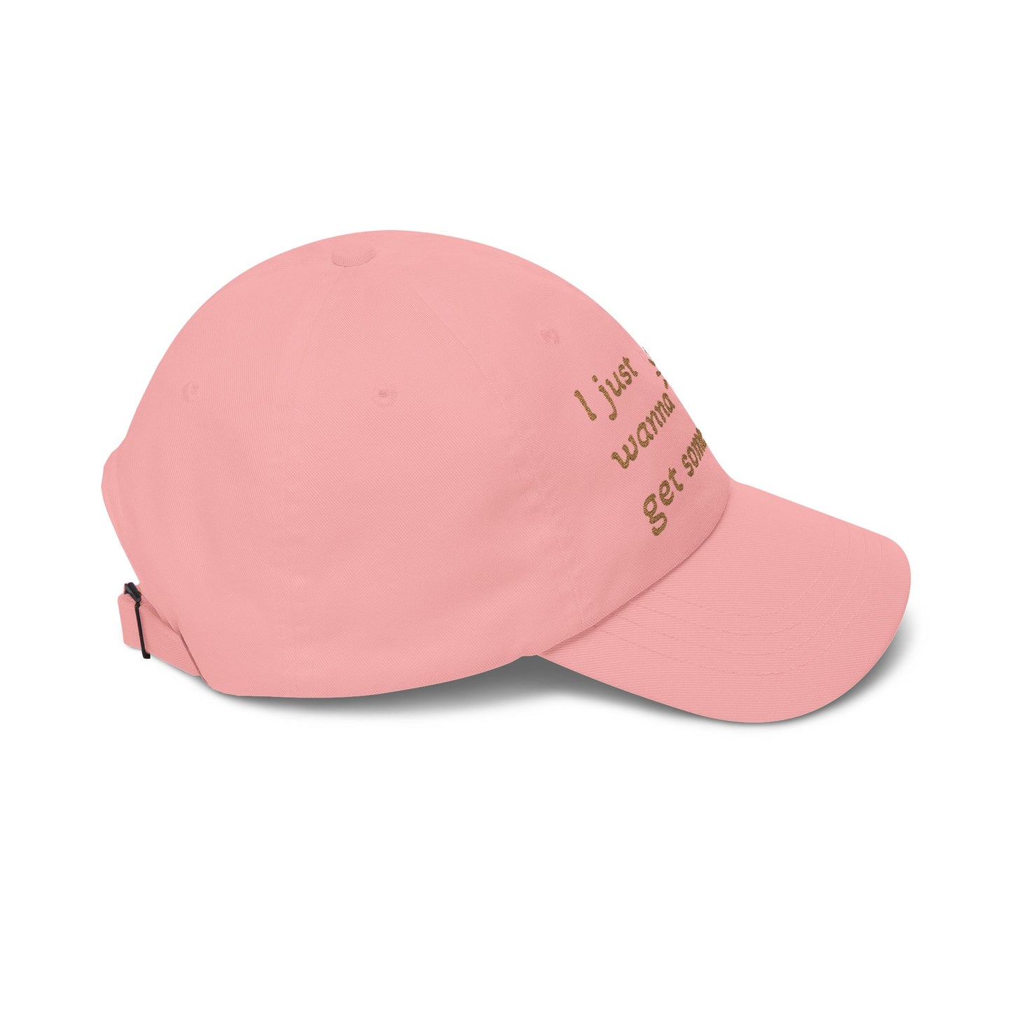 I Just Wanna Get Some Sleep Funny Dog Embroidered Dad Cap Hat