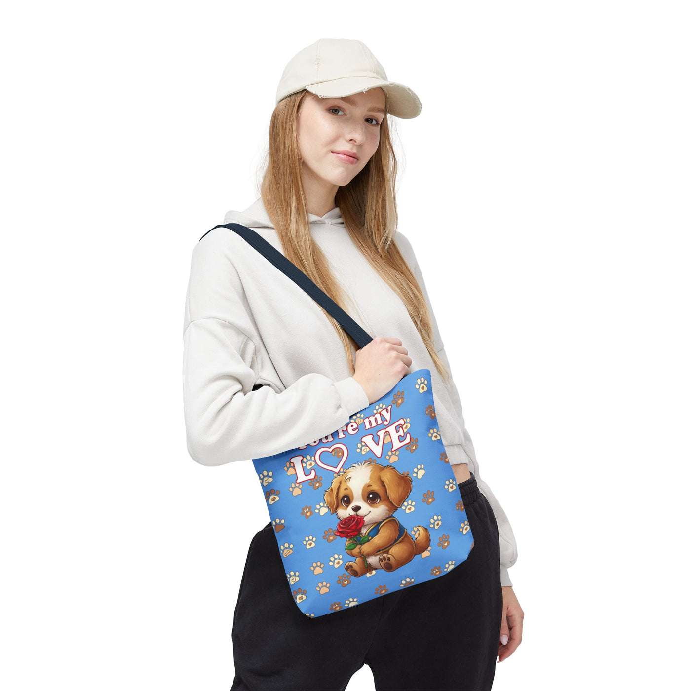 Cute Dog Lover Tote Bag - You're My Love style 1