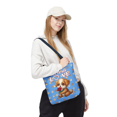 Cute Dog Lover Tote Bag - You're My Love style 1