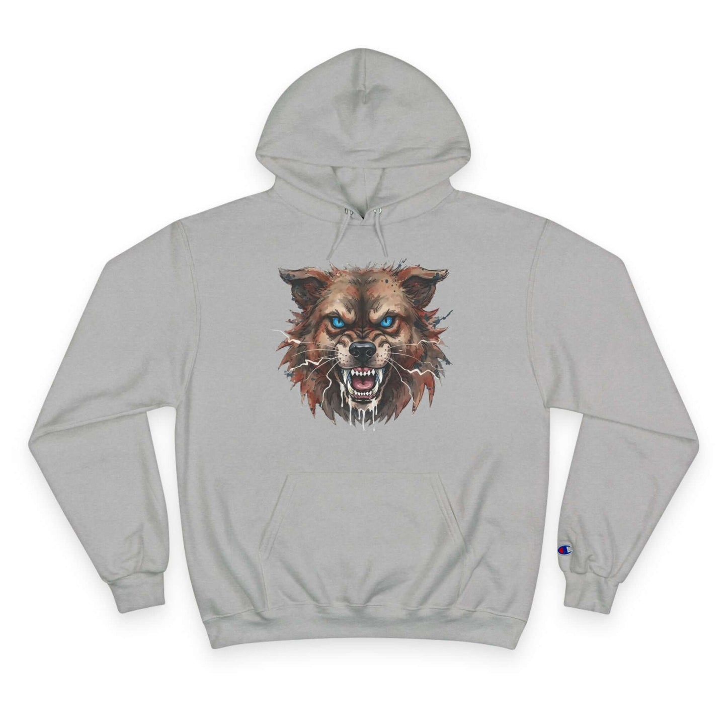 Angry Dog Men and Women Champion Hoodie style 3