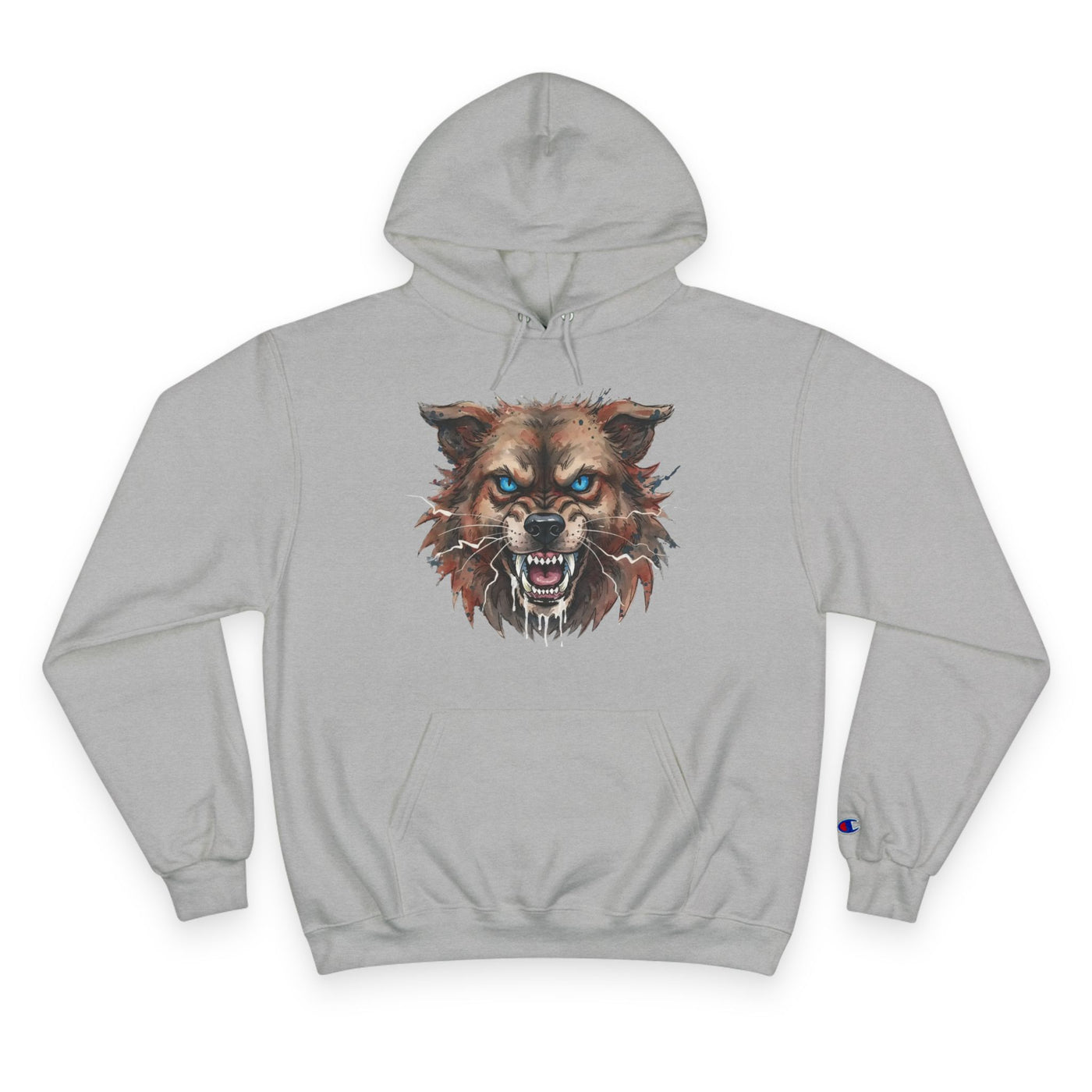 Angry Dog style 3 Men and Women Champion Hoodie