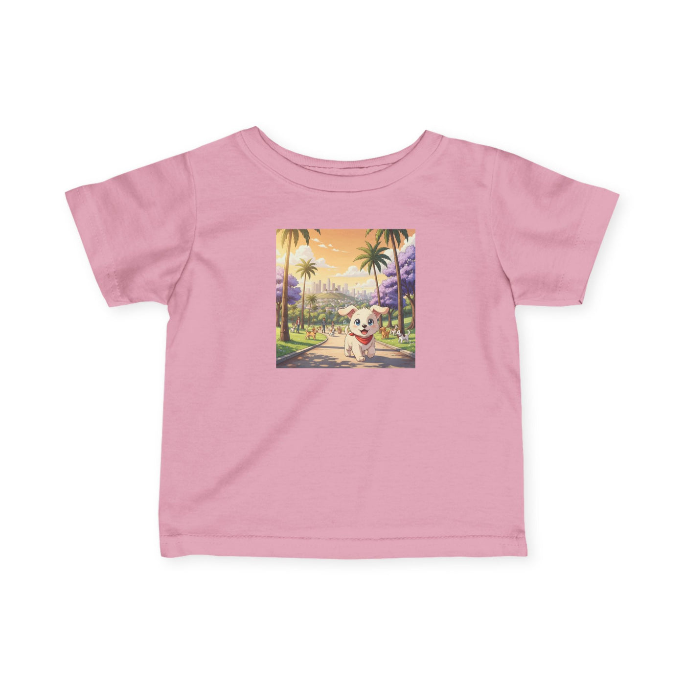 Cute Puppy style 4 Infant Tee, Baby T-Shirt, Dog Lover Gift, Toddler Top, Kids Apparel, Animal Print Shirt