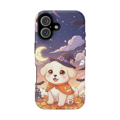 Halloween cute puppy anime style 2 Magnetic Impact-Resistant Phone Case, Cute Dog Design, Pet Owner Gift, Animal Lover Accessory, Birthday Gift for Dog Lovers