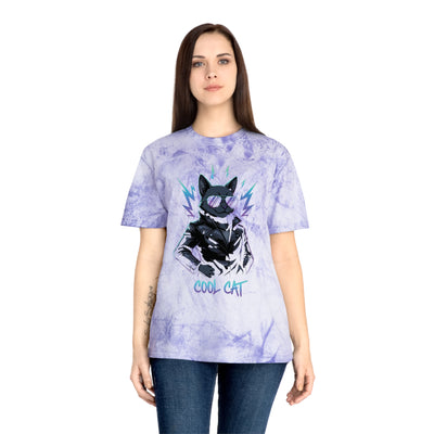 Colorful Cool Cat Unisex T-Shirt - Vibrant Graphic Tee, Gift for Cat Lovers, Casual Wear, Streetwear, Unique Style