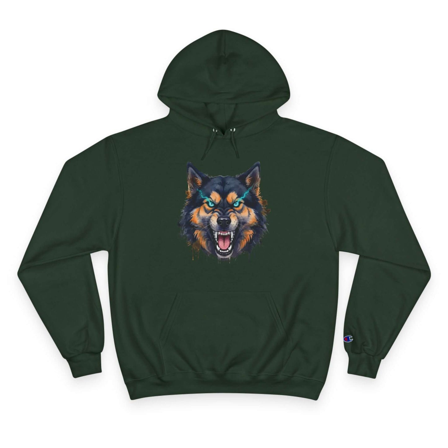 Angry Dog Men and Women Champion Hoodie style 1