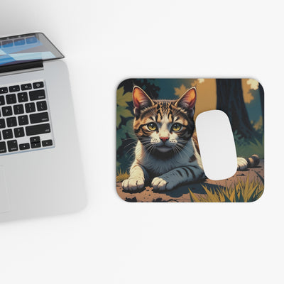 Cozy Cat Mouse Pad style 1 | Adorable Kitty Design, Desk Decor, Gift for Cat Lovers, Office Accessory, Pet-Themed Gift, Animal Lover Merchandise
