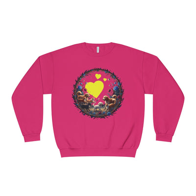 Cats & Dogs Full of Love Unisex NuBlend® Crewneck Sweatshirt