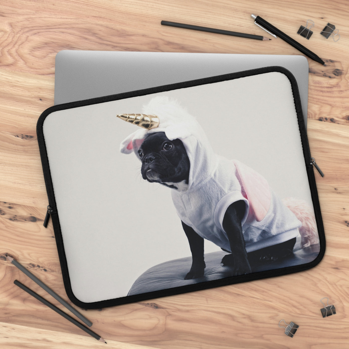 Cute Dog style 1 Laptop Sleeve, Pet Lover Gift, Stylish Computer Case, Birthday Present, Fun Travel Accessory