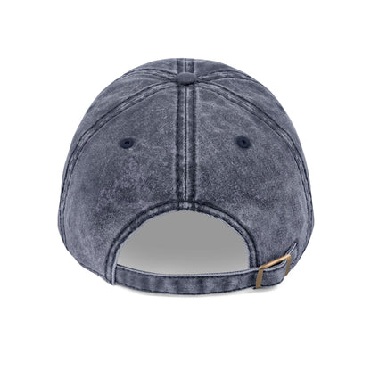 Dogs Lover Vintage Embroidered Cap Dad Hat Grey Words