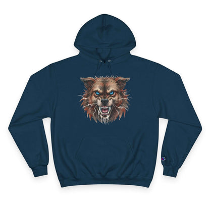 Angry Dog Men and Women Champion Hoodie style 3