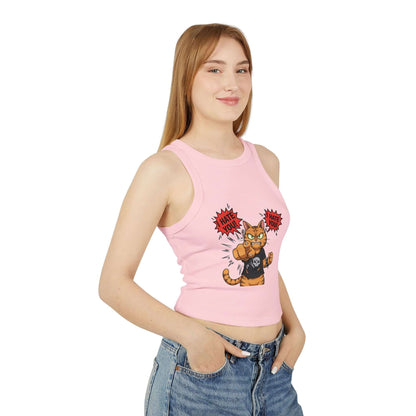 Angry Cat 'I Hate You' Graphic style 1 Women Tank Top