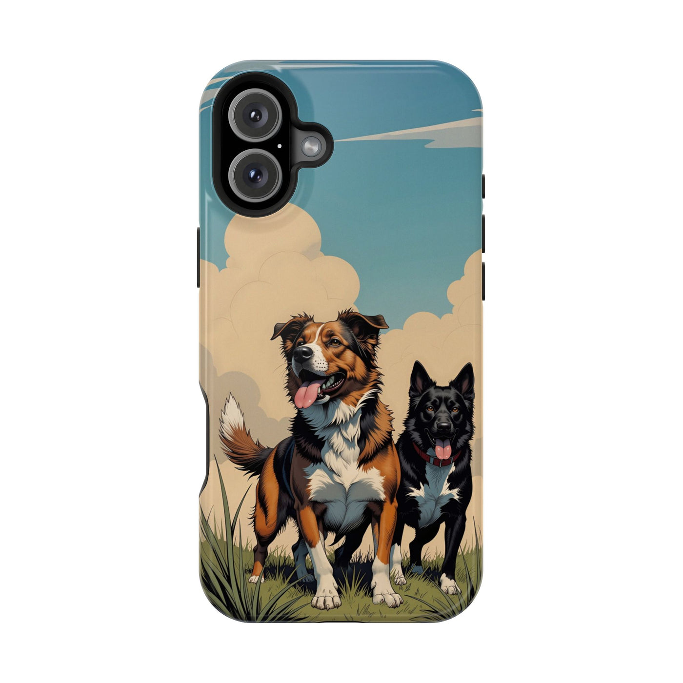 Dog Lovers' Magnetic Impact-Resistant Phone Case comic style 2, Cute Dog Design, Pet Owner Gift, Animal Lover Accessory, Birthday Gift for Dog Lovers