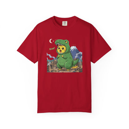 Cat cosplay Godzilla Funny Design Unisex T-Shirt style 1