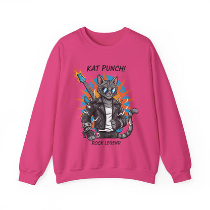 Cool Cat Unisex Heavy Blend Crewneck Sweatshirt style 1