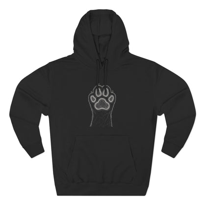 Cat Paw-Inspired Cozy Comfort Unisex Fleece Hoodie