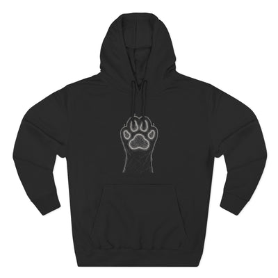 Cat Paw-Inspired Fleece Hoodie for Cozy Comfort