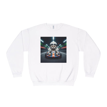 Go Kart Cat Unisex NuBlend Crewneck Sweatshirt style 2
