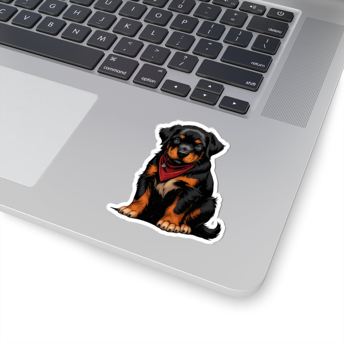 Cute Dog Kiss-Cut Stickers, Rottweiler Vinyl Decals for Pet Lovers, Laptop Stickers, Dog Lover Gifts, Custom Pet Stickers