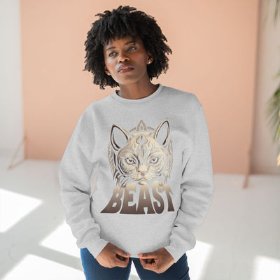 "Beast" Cat Lover style 3 Unisex Crewneck Sweatshirt