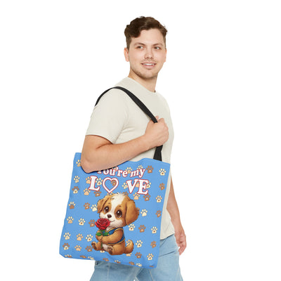 Cute Dog Lover Tote Bag - You're My Love style 1