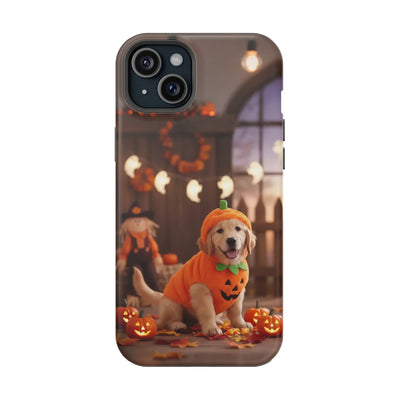 Halloween cute puppy photo style 2 Magnetic Impact-Resistant Phone Case, Cute Dog Design, Pet Owner Gift, Animal Lover Accessory, Birthday Gift for Dog Lovers
