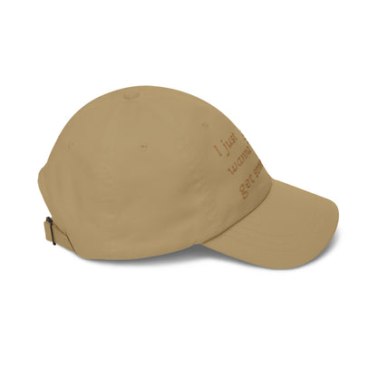 I Just Wanna Get Some Sleep Funny Dog Embroidered Dad Cap Hat