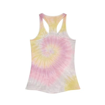 My Dear Cat Tie Dye Women's Racerback Tank Top