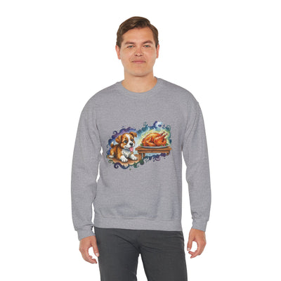 Watercolor painting style 6 Men & Women Cute Cat Pile Crewneck Sweatshirt