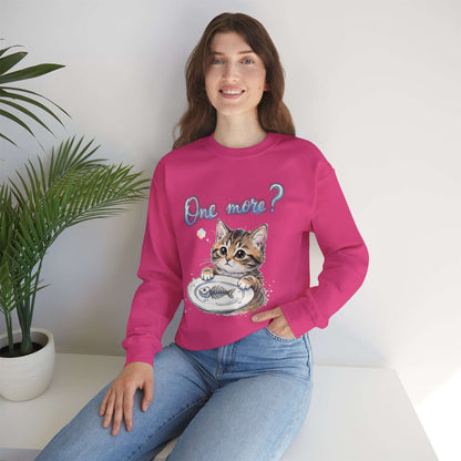 Watercolor Cat painting Unisex Crewneck Sweatshirt style 3
