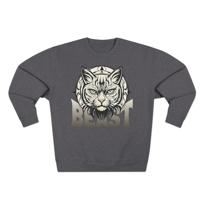 "Beast" Cat Lover style 2 Unisex Crewneck Sweatshirt