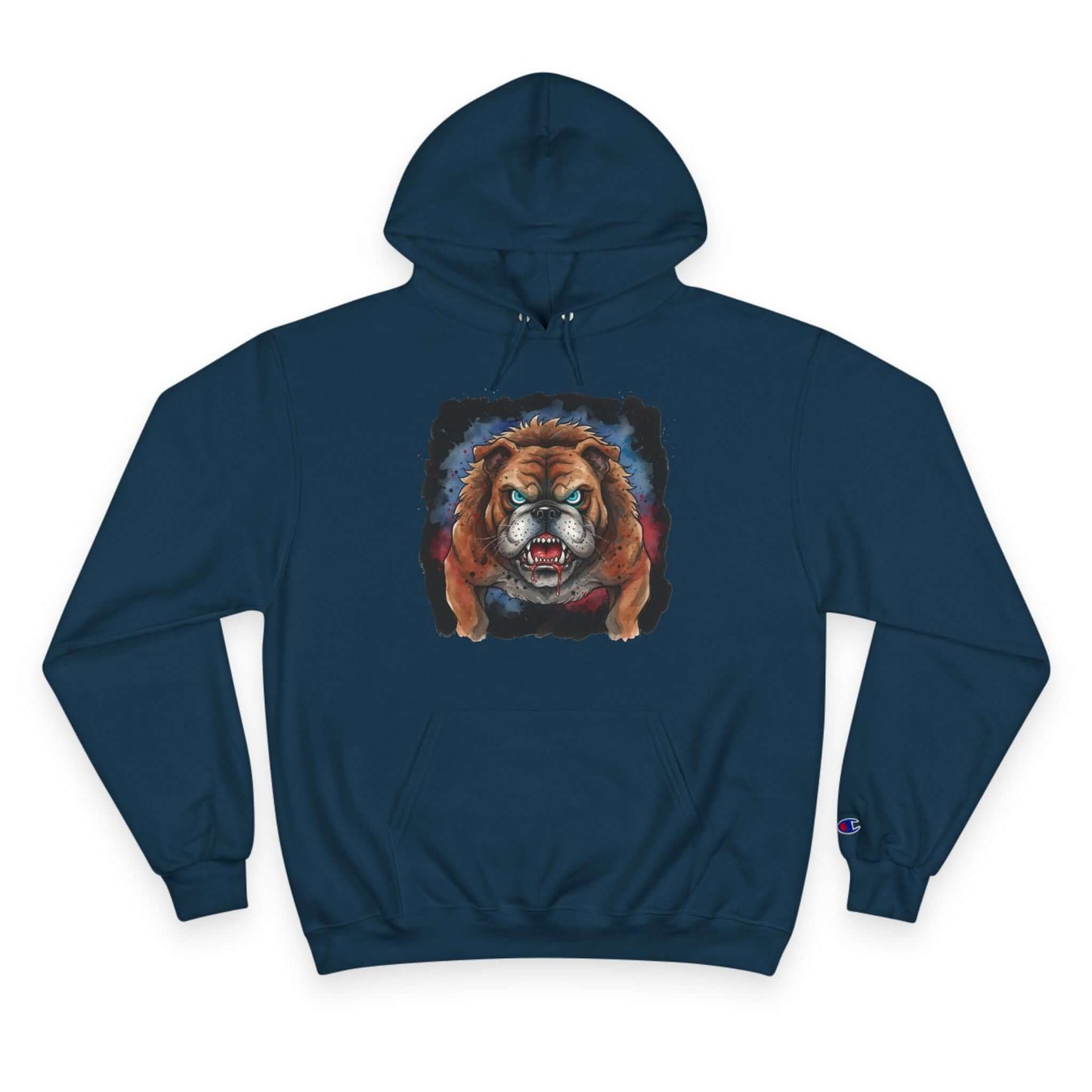 Angry Dog Men and Women Champion Hoodie style 4