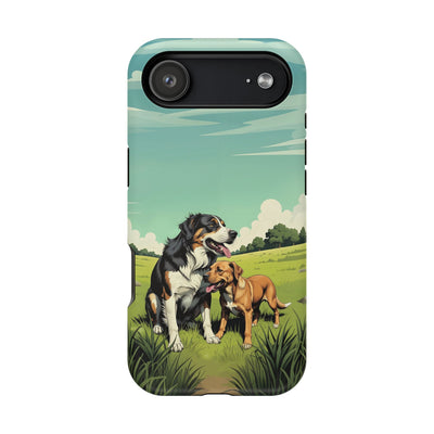 Dog Lovers' Magnetic Impact-Resistant Phone Case comic style 3, Cute Dog Design, Pet Owner Gift, Animal Lover Accessory, Birthday Gift for Dog Lovers