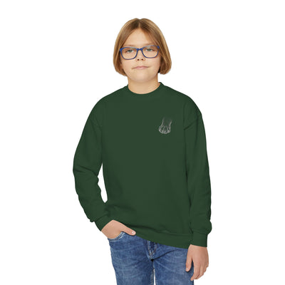 Black Cat style 1 Youth Crewneck Sweatshirt - Cozy & Cute