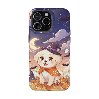 Halloween cute puppy anime style 2 Magnetic Impact-Resistant Phone Case, Cute Dog Design, Pet Owner Gift, Animal Lover Accessory, Birthday Gift for Dog Lovers