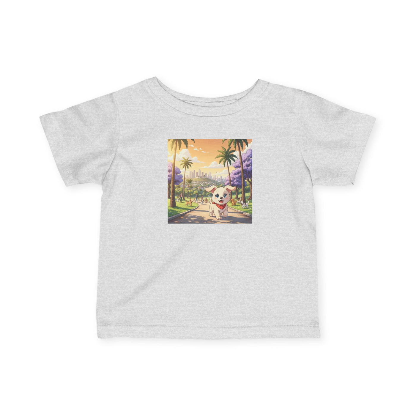 Cute Puppy style 4 Infant Tee, Baby T-Shirt, Dog Lover Gift, Toddler Top, Kids Apparel, Animal Print Shirt