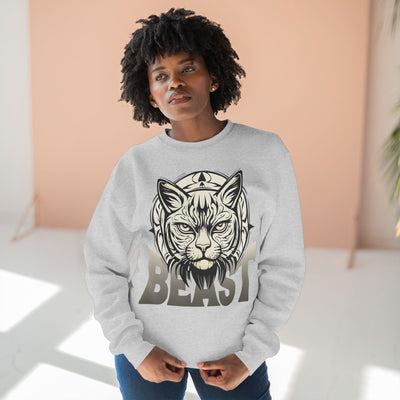 "Beast" Cat Lover style 2 Unisex Crewneck Sweatshirt