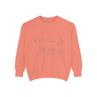Walking Dog Shadow style 1 Cozy Graphic Unisex Crewneck Sweatshirt