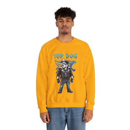 Cool Dog Unisex Heavy Blend Crewneck Sweatshirt style 1