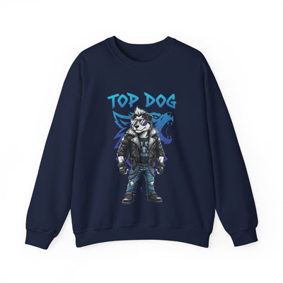 Cool Dog style 1 Unisex Crewneck Sweatshirt | Cozy Gift for Dog Lovers, Casual Wear, Unique Graphic Sweatshirt, Birthday Gift, Everyday Style