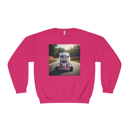 Go Kart Cat Unisex NuBlend Crewneck Sweatshirt style 1