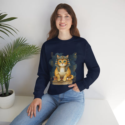 Watercolor painting style 9 Men & Women Cute Cat Pile Crewneck Sweatshirt
