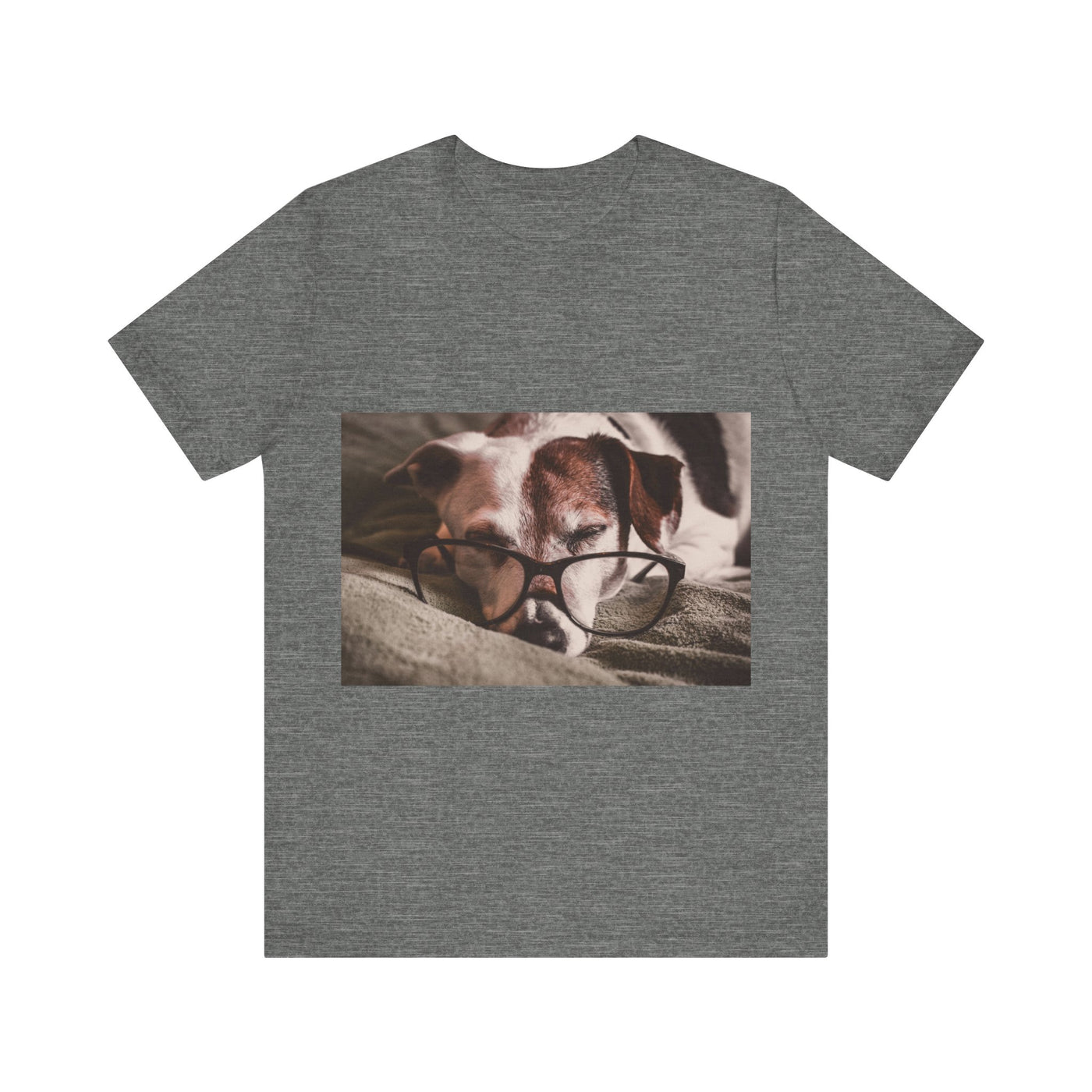 Dog wear glasses - Unisex Jersey Short Sleeve Tee