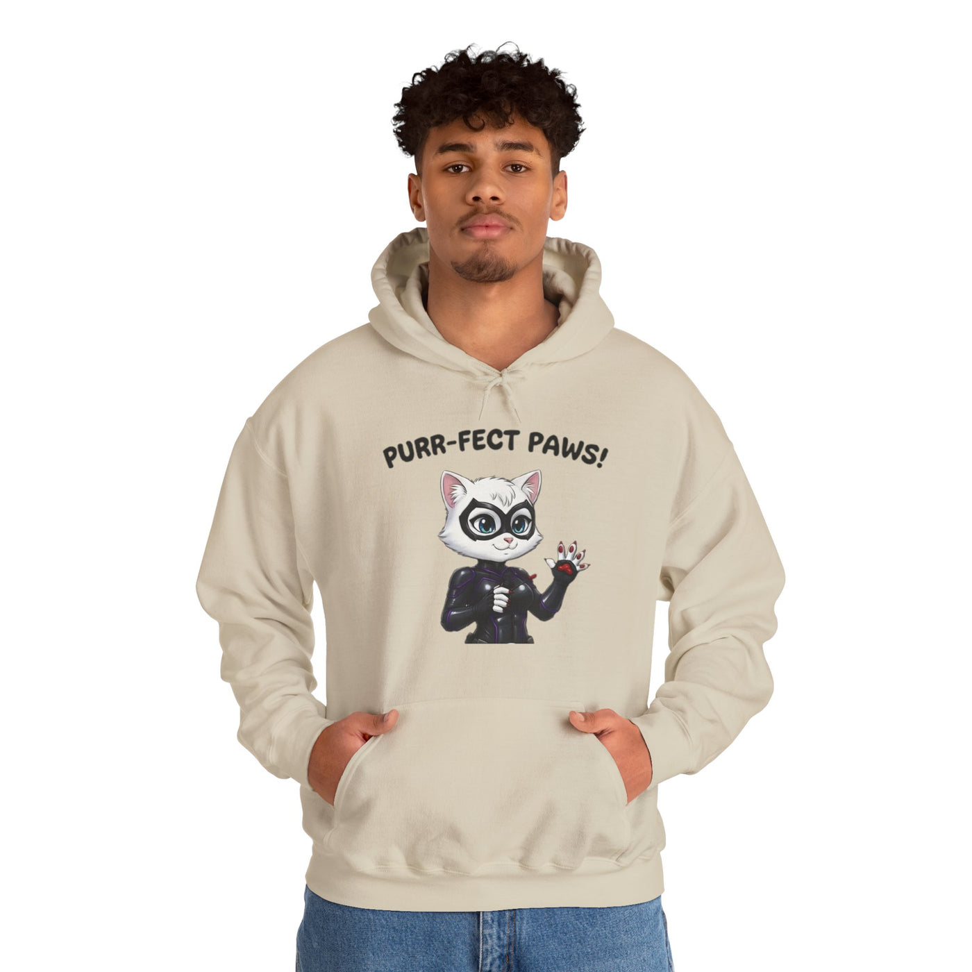 Cat cosplay Cat Woman style 1 Unisex Hoodie - Fun & Playful Design