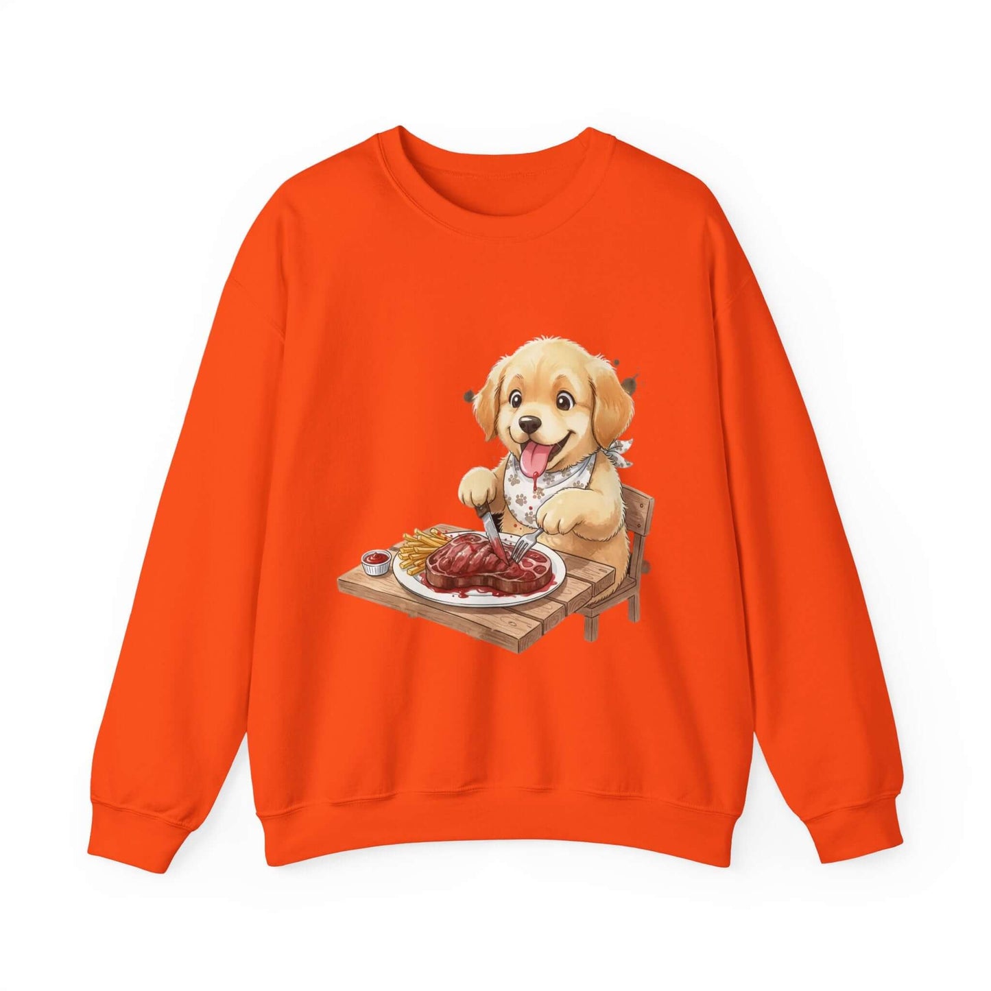 Watercolor Dog painting Unisex Crewneck Sweatshirt style 1