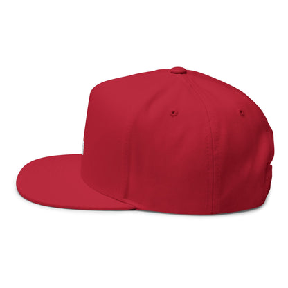 Stylish Embroidered Cat Mom Flat Bill Cap style 4