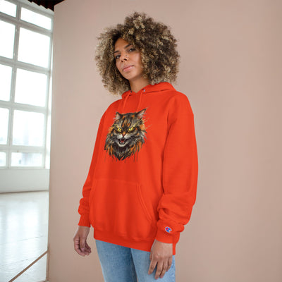 Mad Cat style 1 Men and Women Champion Hoodie