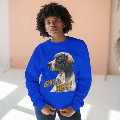 Loyal Heart Dog Lover Unisex Crewneck Sweatshirt style 4