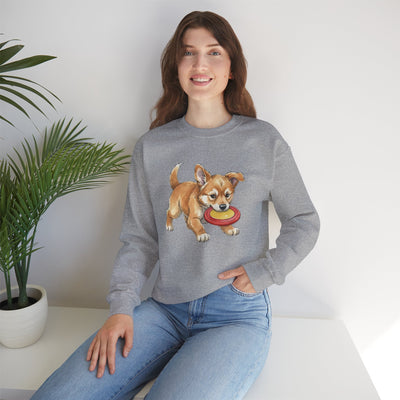 Watercolor painting style 8 Men & Women Cute Cat Pile Crewneck Sweatshirt